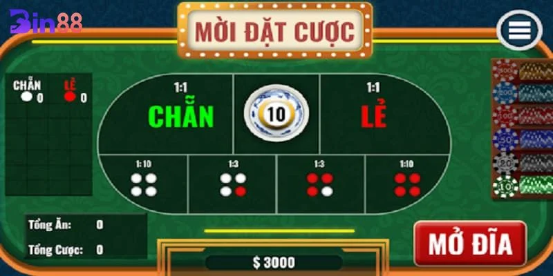 Mẹo Tính Cầu Chẵn Lẻ "Bách Phát Bách Trúng" Từ BIN88